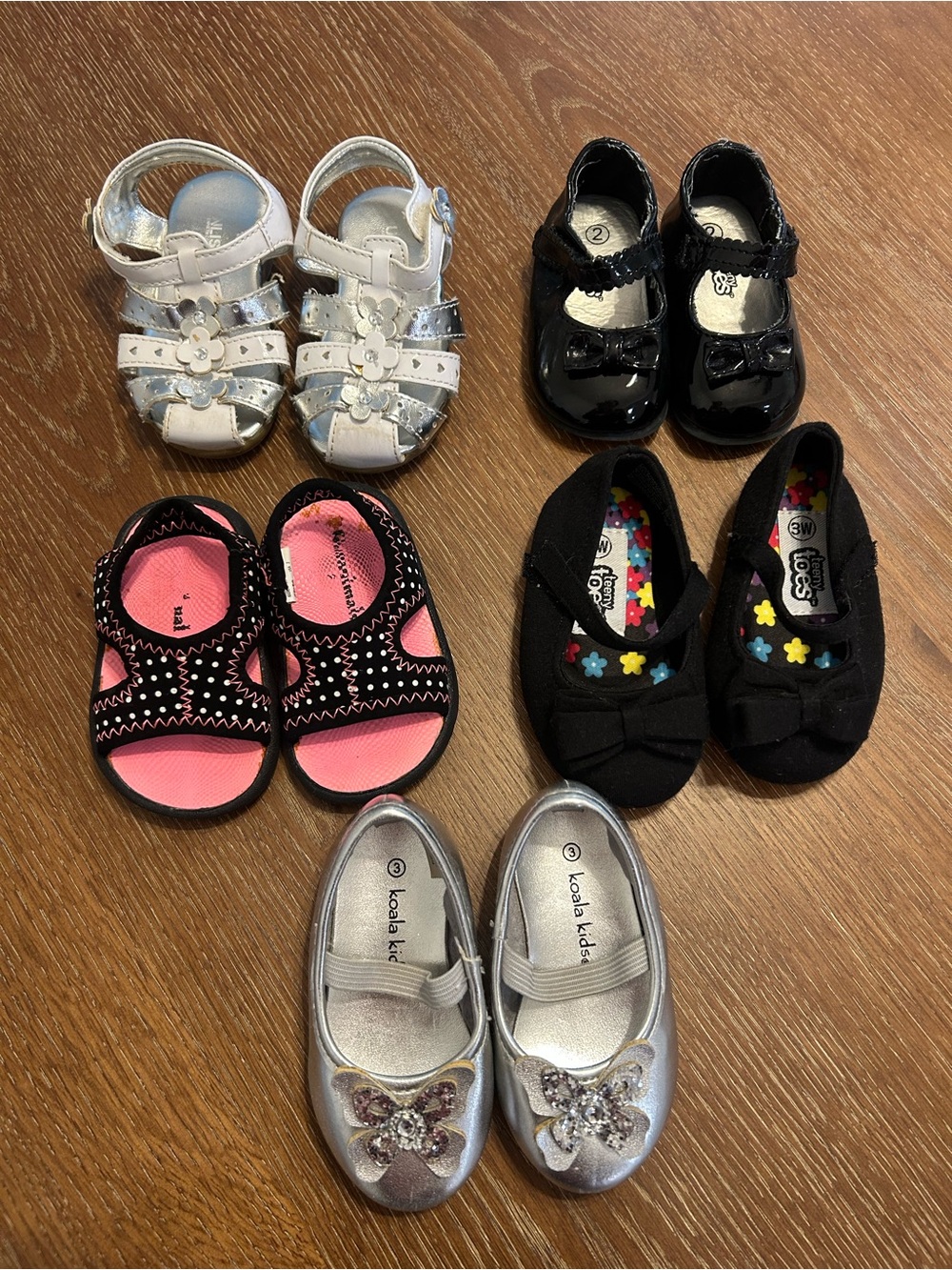 Baby Girl Shoe Bundle (Size 2 and 3)